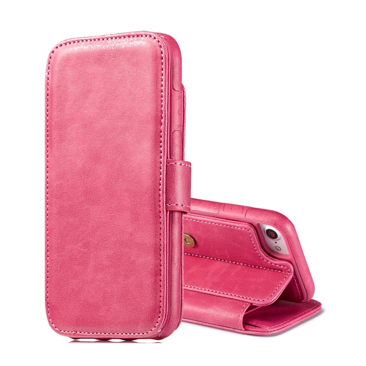 For iPhone 6 & 6s Detachable Retro PU Leather Texture Horizontal Flip Protective Leather Case with Card Slots & Holder & Wallet & Photo Frame