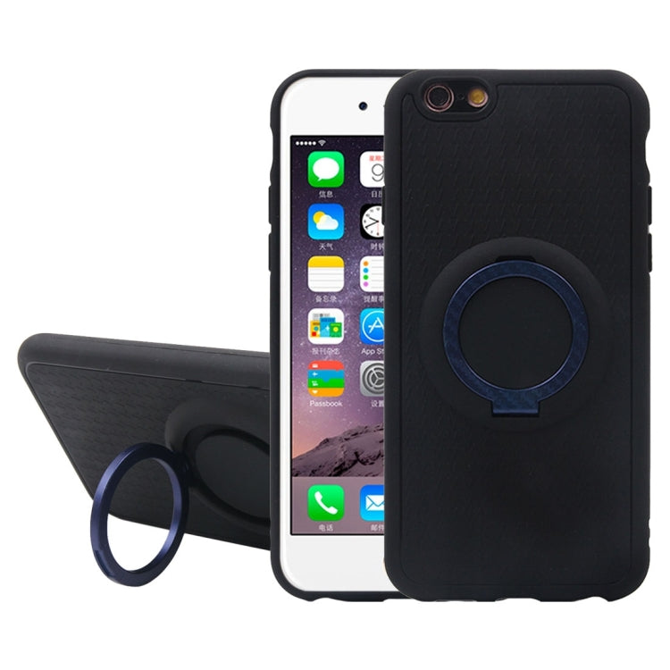 For iPhone 6 TPU + PC Protective Back Case with Ring Holder