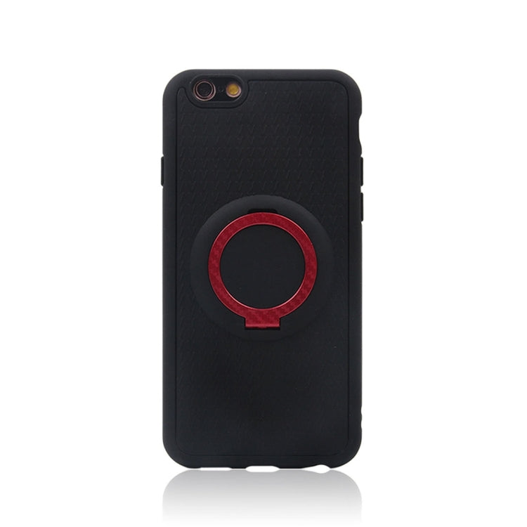 For iPhone 6 TPU + PC Protective Back Case with Ring Holder