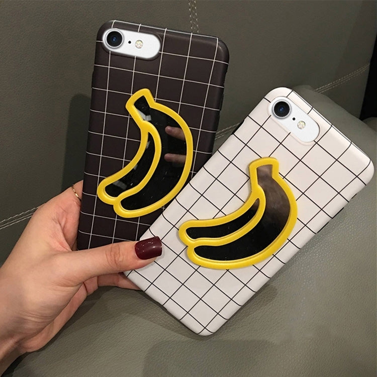 For iPhone 6 & 6s Banana Mirror Pattern Protective Back Cover Case