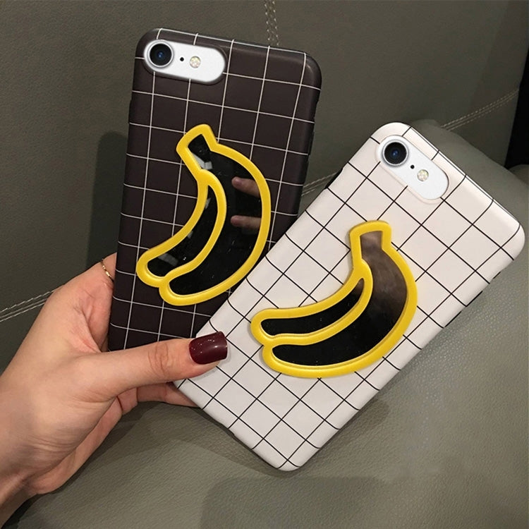 For iPhone 6 & 6s Banana Mirror Pattern Protective Back Cover Case