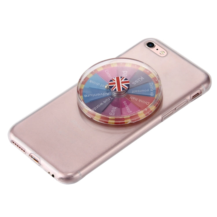 For iPhone 6 & 6s TPU Lucky Turntable Protective Back Cover Case