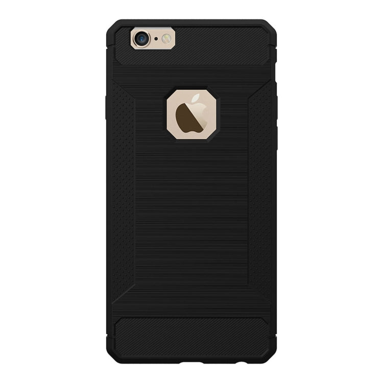 For iPhone 6 & 6s  Brushed Texture TPU Anti-slip Soft Protective Case
