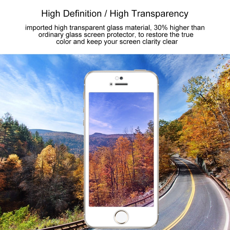 Anti-scratch 9H 10D Full Screen Purple-ray Tempered Glass Film for iPhone 6 & 6S