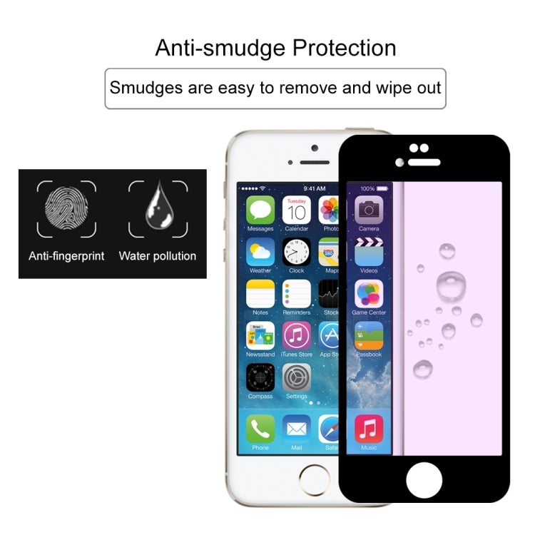Anti-scratch 9H 10D Full Screen Purple-ray Tempered Glass Film for iPhone 6 Plus & 6S Plus