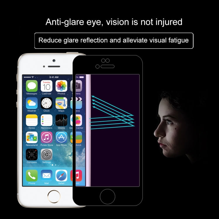 Anti-scratch 9H 10D Full Screen Purple-ray Tempered Glass Film for iPhone 6 Plus & 6S Plus