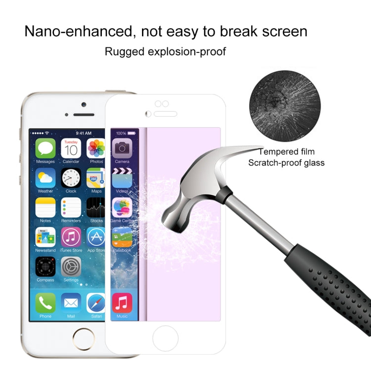 Anti-scratch 9H 10D Full Screen Purple-ray Tempered Glass Film for iPhone 6 Plus & 6S Plus