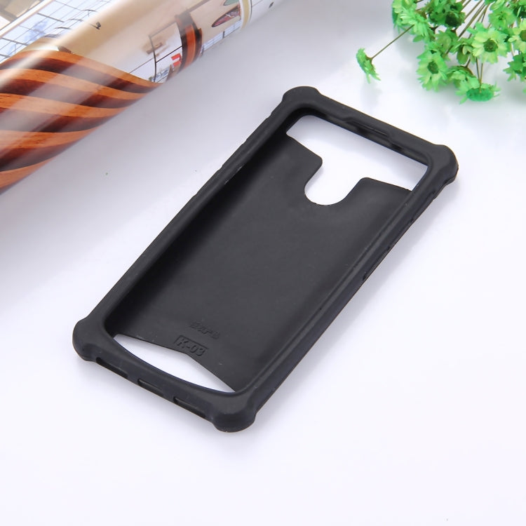 4.5-4.8 inch Universal Crazy Horse Texture PU Leather + Silicone Protective Case for Sony, Blackberry, HTC, Nokia, Blackview, ZTE, iNew, Leagoo, Bluboo and other Smartphones, Size: 14.2x7.4x1cm