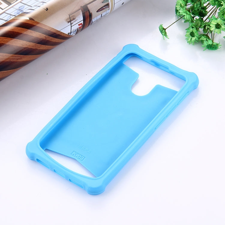 4.5-4.8 inch Universal Crazy Horse Texture PU Leather + Silicone Protective Case for Sony, Blackberry, HTC, Nokia, Blackview, ZTE, iNew, Leagoo, Bluboo and other Smartphones, Size: 14.2x7.4x1cm