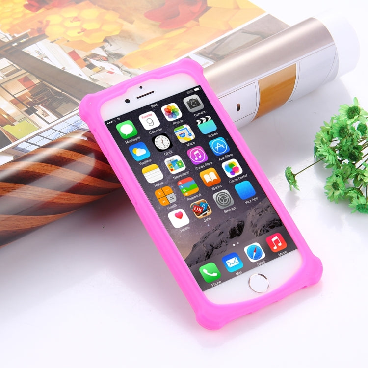 4.5-4.8 inch Universal Crazy Horse Texture PU Leather + Silicone Protective Case for Sony, Blackberry, HTC, Nokia, Blackview, ZTE, iNew, Leagoo, Bluboo and other Smartphones, Size: 14.2x7.4x1cm