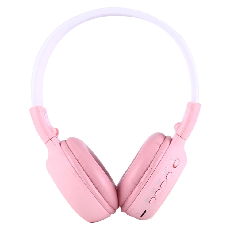 BS-N65 Headband Folding Stereo HiFi Wireless Headphone Headset with LCD Screen & TF Card Slot & LED Indicator Light & FM Function