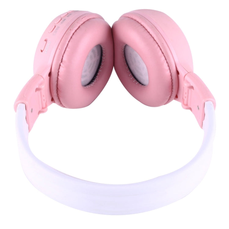 BS-N65 Headband Folding Stereo HiFi Wireless Headphone Headset with LCD Screen & TF Card Slot & LED Indicator Light & FM Function