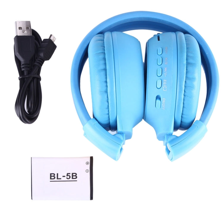 BS-N65 Headband Folding Stereo HiFi Wireless Headphone Headset with LCD Screen & TF Card Slot & LED Indicator Light & FM Function