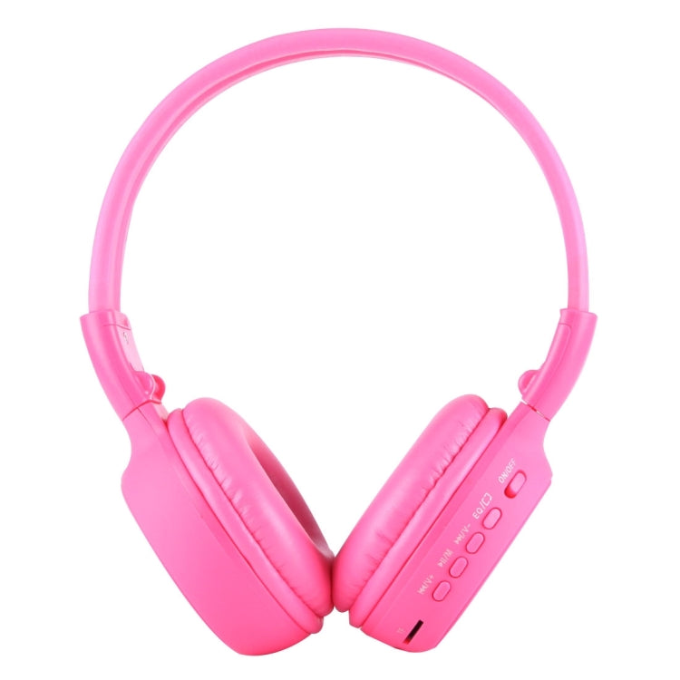 BS-N65 Headband Folding Stereo HiFi Wireless Headphone Headset with LCD Screen & TF Card Slot & LED Indicator Light & FM Function