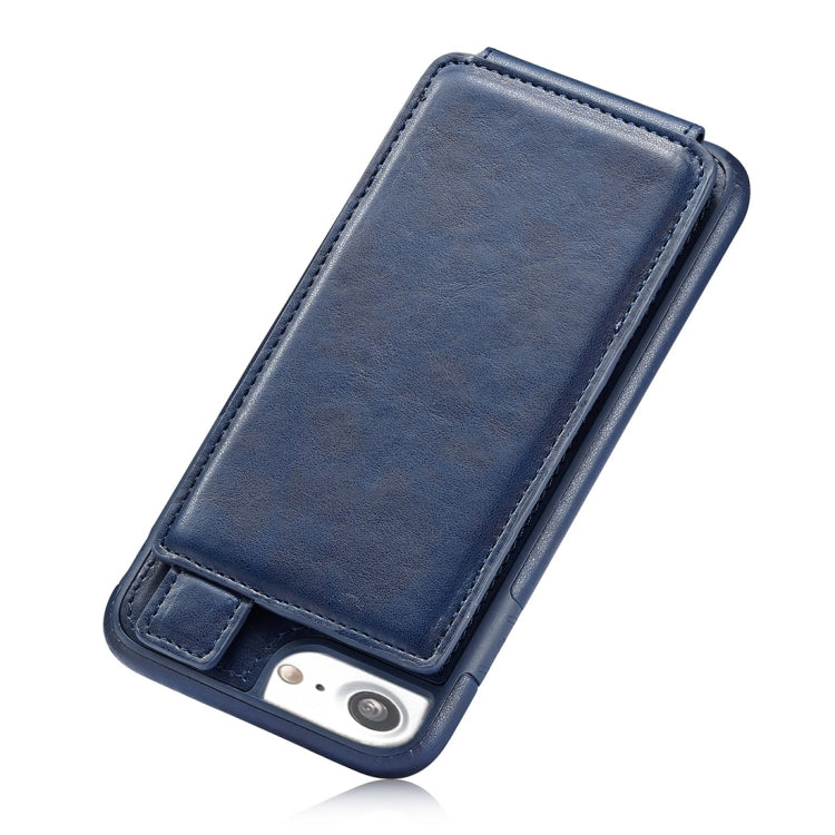 For iPhone 6 & 6s Retro PU Leather Texture Vertical Flip Protective Leather Case with Card Slots & Wallet & Photo Frame