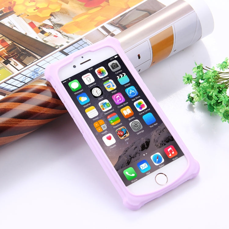 4.5-4.8 inch Universal Crazy Horse Texture PU Leather + Silicone Protective Case with Holder for Sony, Blackberry, HTC, Nokia, Blackview, ZTE, iNew, Leagoo, Bluboo and other Smartphones, Size: 14.2x7.4x1cm