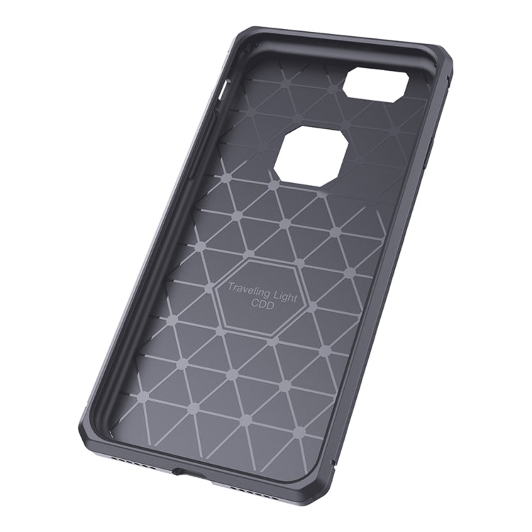 For iPhone 6 & 6s Brushed Carbon Fiber Texture Shockproof TPU Protective Cover Case