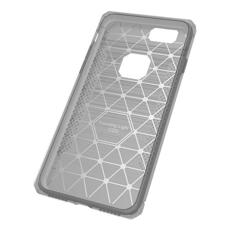 For iPhone 6 & 6s Brushed Carbon Fiber Texture Shockproof TPU Protective Cover Case