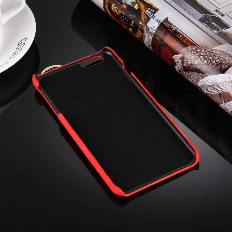 For iPhone 6 & 6s Denim Texture Paste Skin Leather Case with Holder & Ring & Elastic Hand Strap