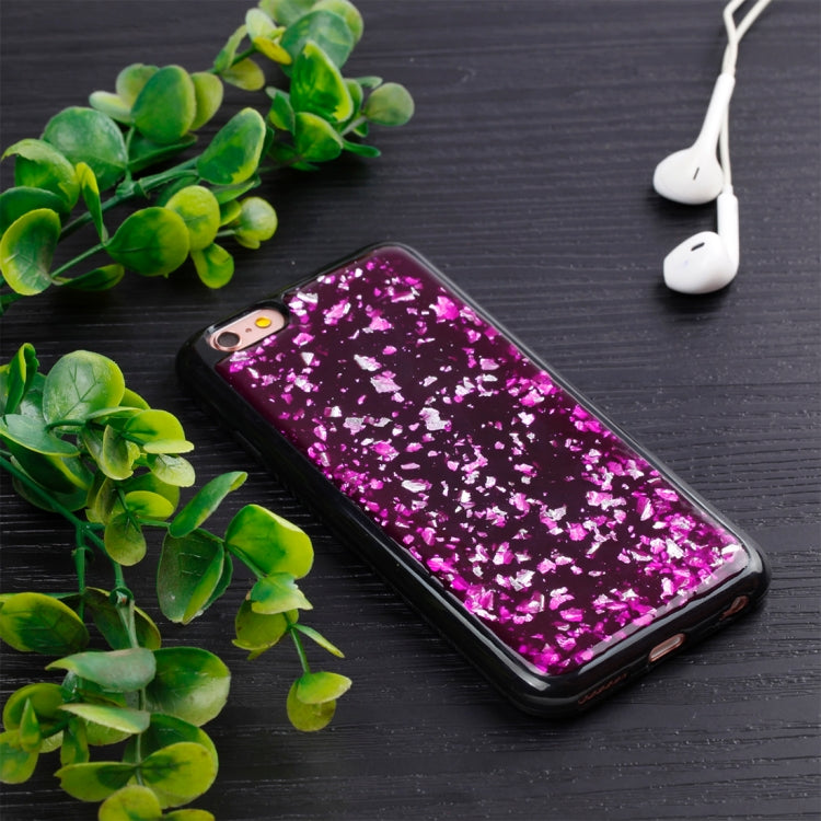 For iPhone 6 & 6s Gold Foil TPU Protective Back Cover Case