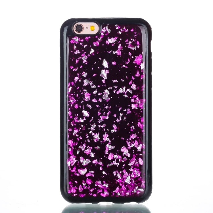 For iPhone 6 & 6s Gold Foil TPU Protective Back Cover Case
