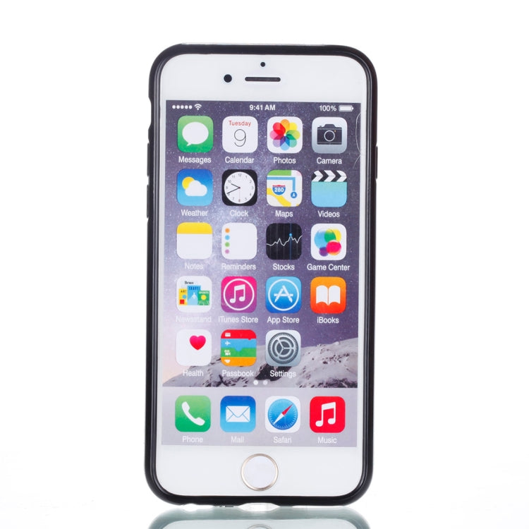 For iPhone 6 & 6s Gold Foil TPU Protective Back Cover Case