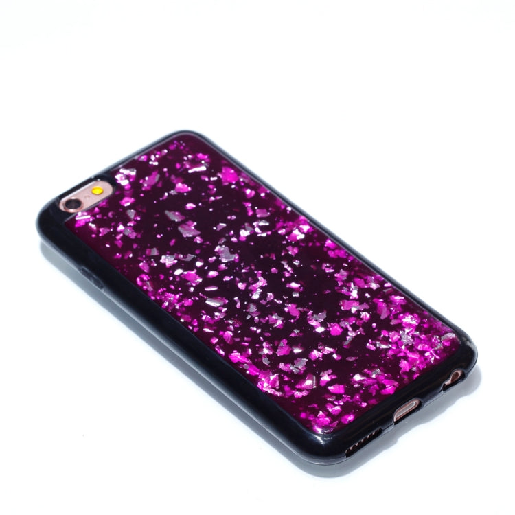 For iPhone 6 & 6s Gold Foil TPU Protective Back Cover Case