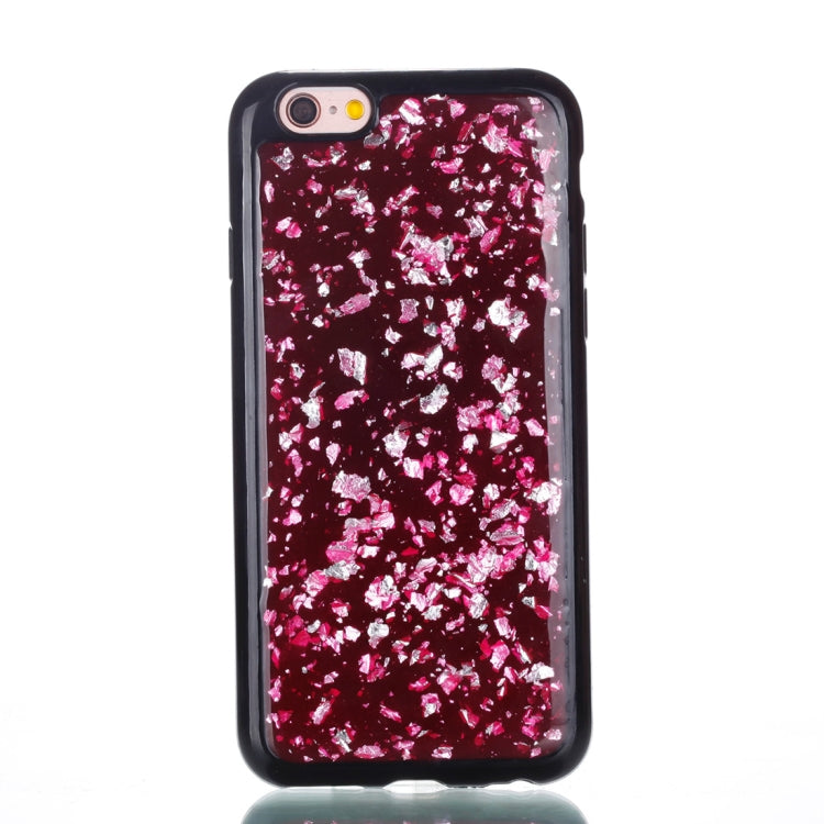 For iPhone 6 & 6s Gold Foil TPU Protective Back Cover Case
