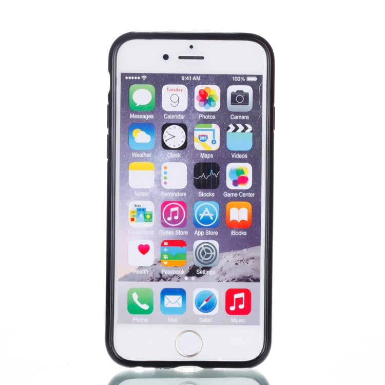 For iPhone 6 & 6s Gold Foil TPU Protective Back Cover Case