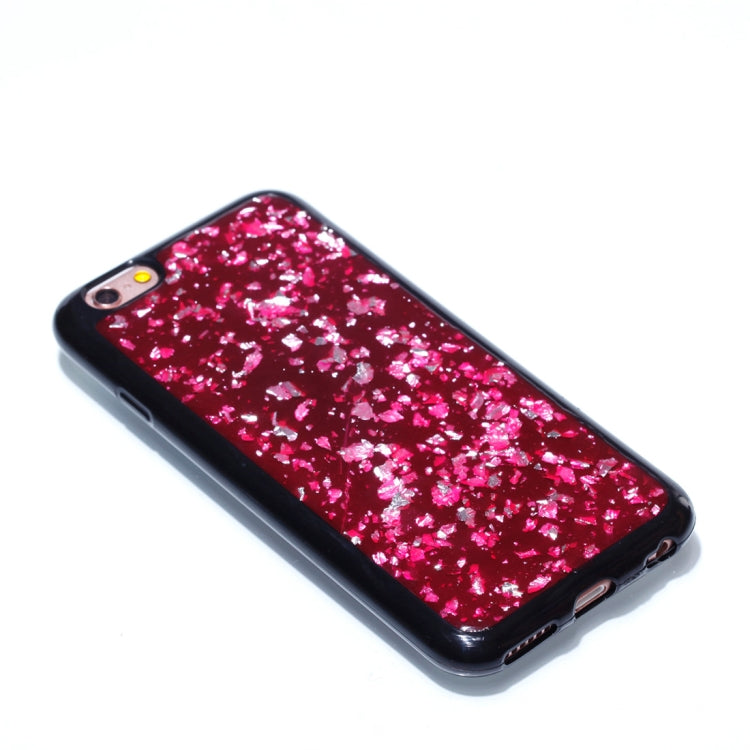 For iPhone 6 & 6s Gold Foil TPU Protective Back Cover Case