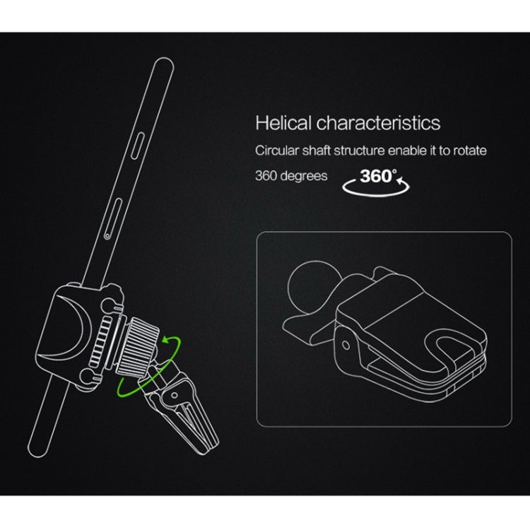 IDMIX M01 Universal Perfume Groove Car Air Vent Mount Phone Navigation Holder(Black + Green), For iPhone, Samsung, Sony, Huawei, Xiaomi and Other Smartphones