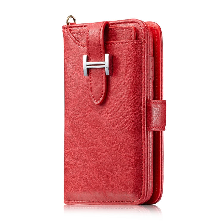 For iPhone 6 & 6s PU Detachable Horizontal Flip Protective Leather Case with Card Slots & Wallet & Photo Frame