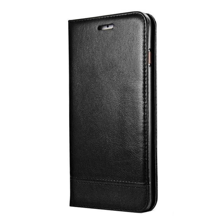 For iPhone 6 & 6s Double-sided Absorption Splicing Horizontal Flip Leather Case with Holder & Card Slots & Lanyard