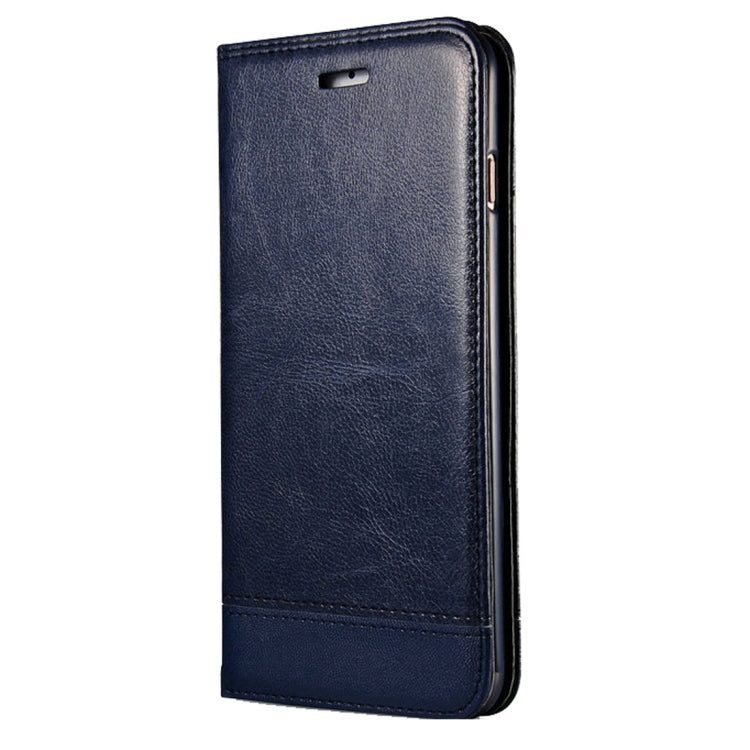 For iPhone 6 & 6s Double-sided Absorption Splicing Horizontal Flip Leather Case with Holder & Card Slots & Lanyard