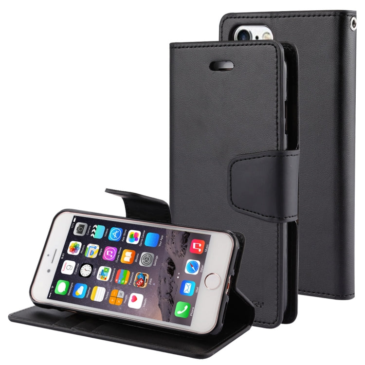 GOOSPERY SONATA DIARY Series for iPhone 6 & 6s Horizontal Flip Leather Case with Holder & Card Slots & Wallet
