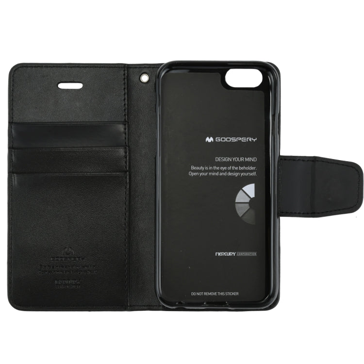 GOOSPERY SONATA DIARY Series for iPhone 6 & 6s Horizontal Flip Leather Case with Holder & Card Slots & Wallet