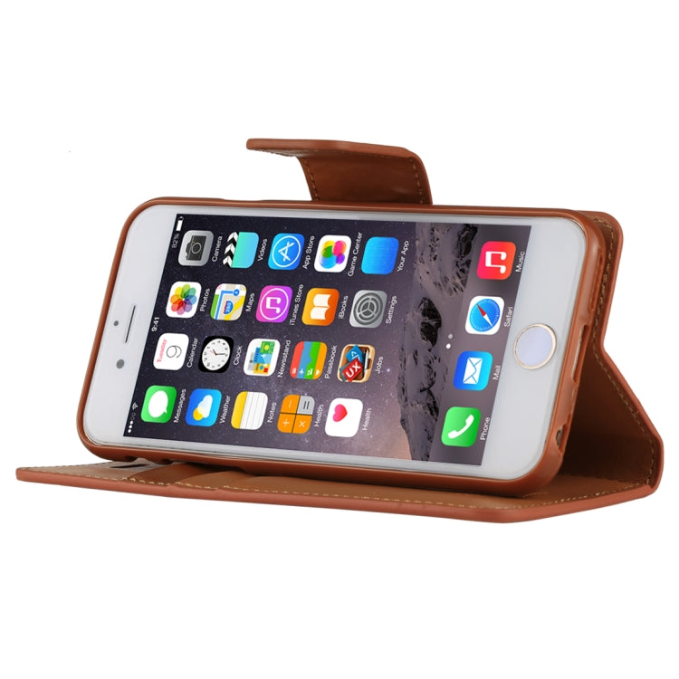 GOOSPERY SONATA DIARY Series for iPhone 6 & 6s Horizontal Flip Leather Case with Holder & Card Slots & Wallet