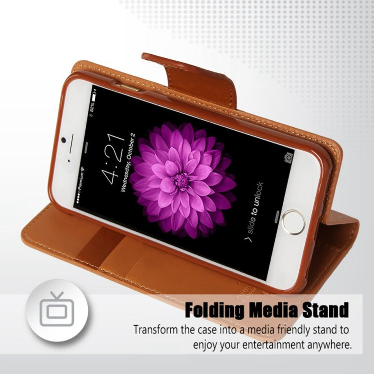 GOOSPERY SONATA DIARY Series for iPhone 6 & 6s Horizontal Flip Leather Case with Holder & Card Slots & Wallet