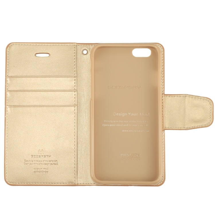 GOOSPERY SONATA DIARY Series for iPhone 6 & 6s Horizontal Flip Leather Case with Holder & Card Slots & Wallet