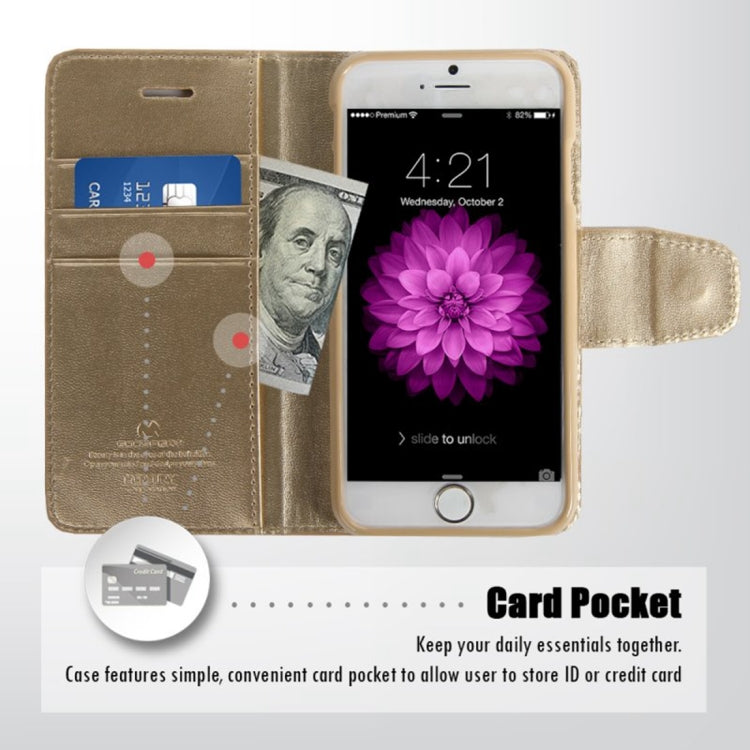 GOOSPERY SONATA DIARY Series for iPhone 6 & 6s Horizontal Flip Leather Case with Holder & Card Slots & Wallet