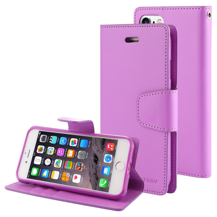 GOOSPERY SONATA DIARY Series for iPhone 6 & 6s Horizontal Flip Leather Case with Holder & Card Slots & Wallet