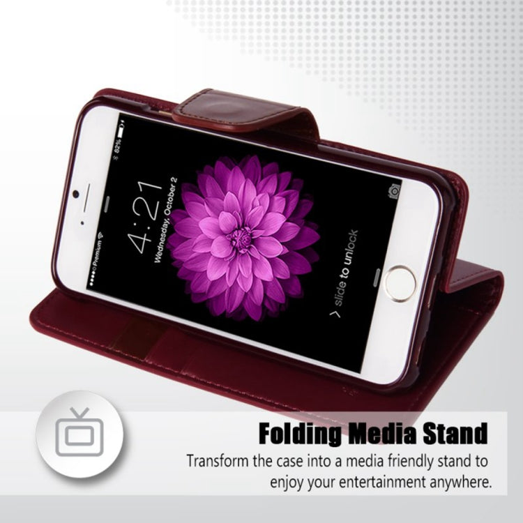 GOOSPERY SONATA DIARY Series for iPhone 6 & 6s Horizontal Flip Leather Case with Holder & Card Slots & Wallet
