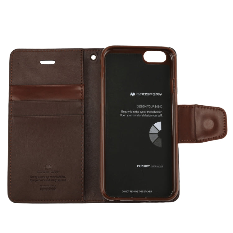 GOOSPERY SONATA DIARY Series for iPhone 6 & 6s Horizontal Flip Leather Case with Holder & Card Slots & Wallet