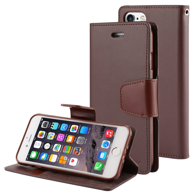 GOOSPERY SONATA DIARY Series for iPhone 6 & 6s Horizontal Flip Leather Case with Holder & Card Slots & Wallet