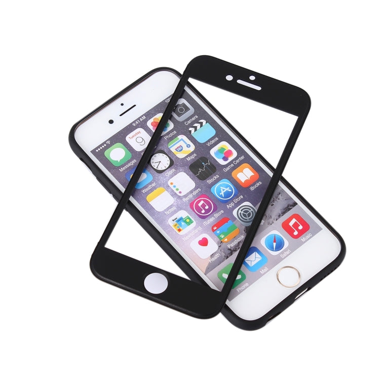 For iPhone 6 & 6s 360 Degree Shockproof Oil Spout Silicone Back Case + PC Cover Combination Protective Case