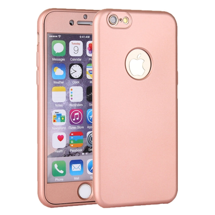 For iPhone 6 & 6s 360 Degree Shockproof Oil Spout Silicone Back Case + PC Cover Combination Protective Case