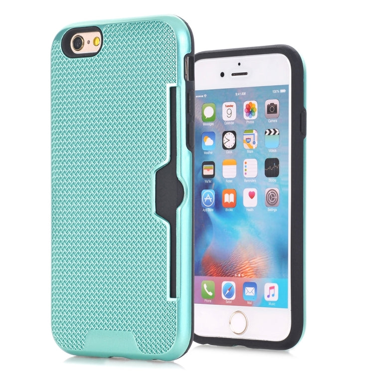 For iPhone 6 & 6s Dream Network Dropproof Protective Back Cover Case with Card Slots