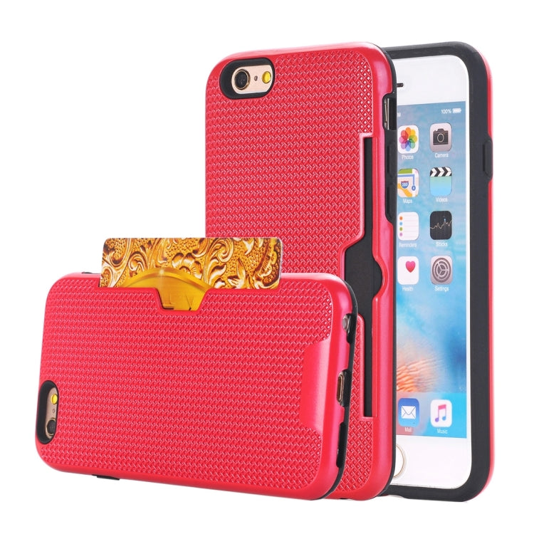 For iPhone 6 & 6s Dream Network Dropproof Protective Back Cover Case with Card Slots
