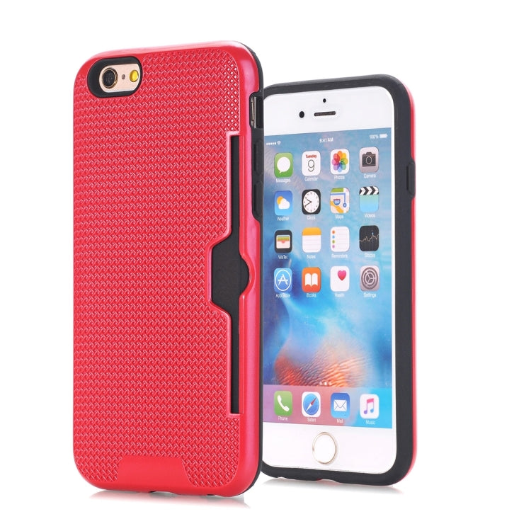 For iPhone 6 & 6s Dream Network Dropproof Protective Back Cover Case with Card Slots