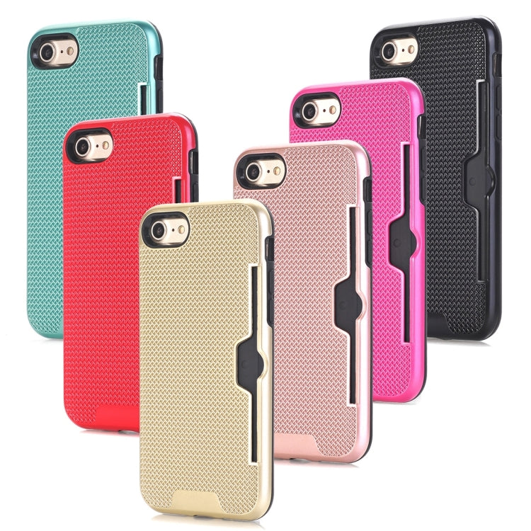 For iPhone 6 & 6s Dream Network Dropproof Protective Back Cover Case with Card Slots